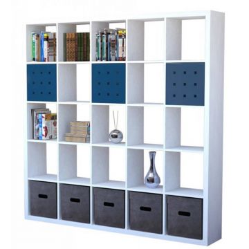 LIBRERIA BIANCA CON 25 VANI LIBRERIA BIANCA CON 25 VANI