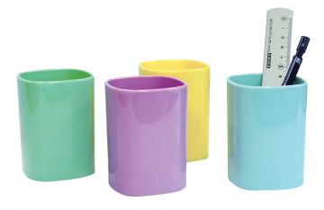 BICCHIERE PORTAPENNE KEEP COLOUR PASTEL