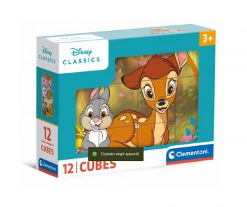 CLEMENTONI CUBI 12 - PUZZLE DISNEY CLASSICS 2024