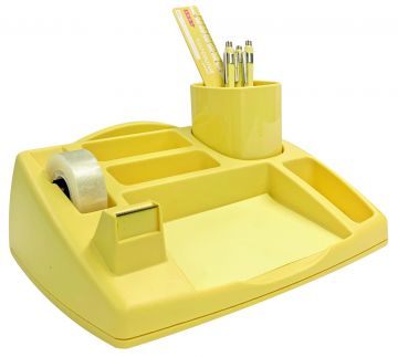 ORGANIZER OLIVER DESK PASTELLO GIALLO