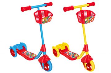 MONOPATTINO IN METALLO 3 RUOTE 20KG COLORI ASSORTITI