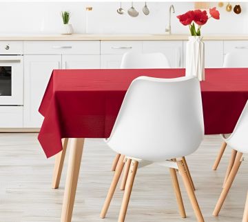 LINEA CHOU - TOVAGLIA IN COTONE 140X185 CM TINTA UNITA ROSSO