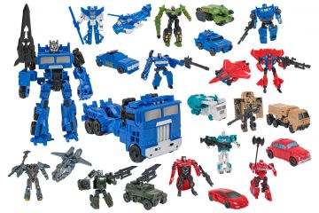 TRAXFIGURE ROBOT VEICOLO 2 IN 1 CON ACCESSORI