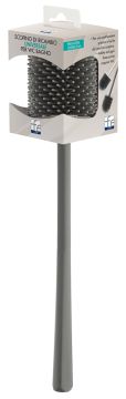 SCOPINO DI RICAMBIO IN PLASTICA E SILICONE GRIGIO