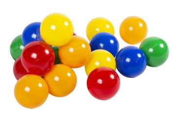 PALLE COLORATE D 6CM IN RETE