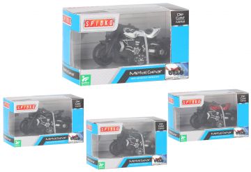 MOTO DIE CAST RETROCARICA 1:32 ASSORTITO