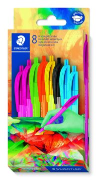 STAEDTLER - MULTIVERSE SET 8 PENNE A SFERA COLORI ASSORTITI
