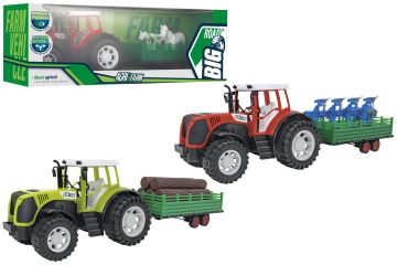 TRATTORE A FRIZIONE CON RIMORCHIO ASSORTITO