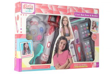 DECORA CAPELLI CON MACCHINA CREA TRECCINE CON ACCESSORI