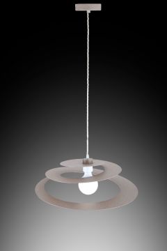 LAMPADARIO SPIRALE SABBIA 50X130CM - 1XE27 MAX 42W