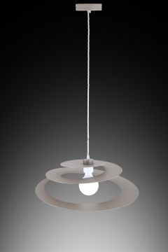 LAMPADARIO SPIRALE D. 50CM SABBIA - 1XE27 MAX 42W