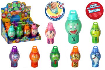 BOLLE DI SAPONE ANIMAL ANTIGOCCIA 30ML ASSORTITO