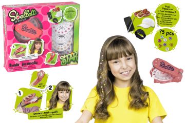 SET GIOIELLI CAPELLI CON 75PZ