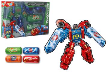 TRAXFIGURE ROBOT/CAMION CISTERNA ASSORTITO