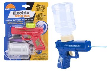 PISTOLA ACQUA A BATTERIA RICARICA USB ASSORTITO