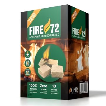 ACCENDIFUOCO ECOLOGICO 72PZ CUBI