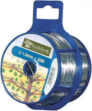 FILO ZINCATO BOBINA PLASTIFICATA 1.00MMX50MT