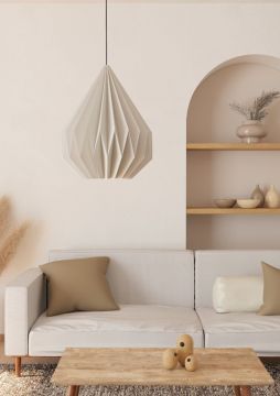 LAMPADARIO MINTING NERO/BIANCO 45X110CM - 1XE27 25W
