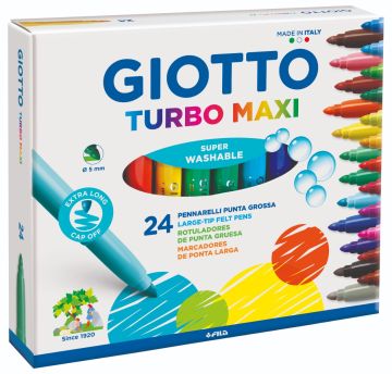 GIOTTO - GIOTTO TURBO MAXI CON 24 PENNARELLI