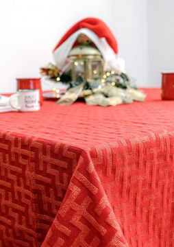 TOVAGLIA LUREX J EFFE ROSSO CM 140X360