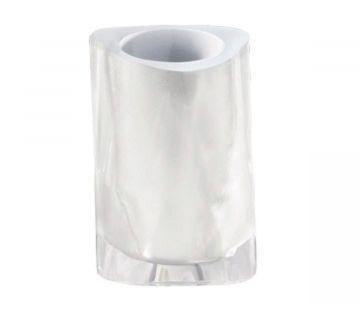 Porta spazzolino bianco