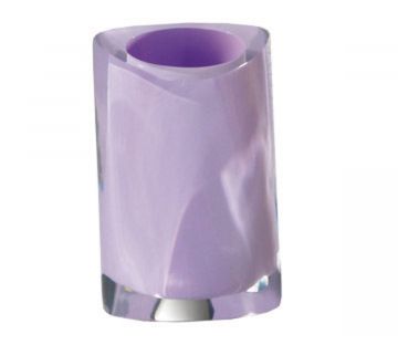 LINEA TWIST - BICCHIERE PORTASPAZZOLINI LILLA