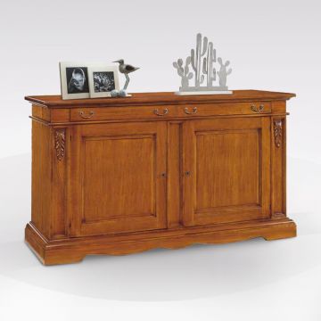 CREDENZA CON 2 PORTE E 2 CASSETTI IN FINITURA BASSANO