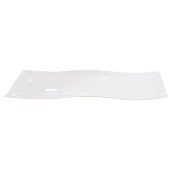 VASSOIO IN PORCELLANA LINEA HELTON 33X11.5CM BIANCO 