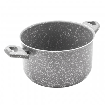 PENTOLA  ALTA 2 MANICI LINEA PIETRA RARA DIAM. 22CM 