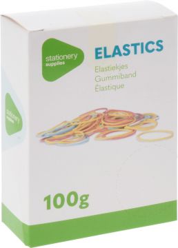 SCATOLA DI ELASTICI COLORATI 100GR