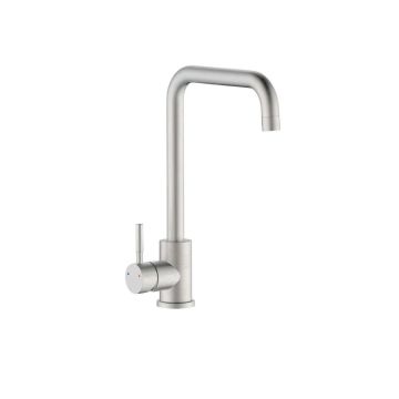LINEA BROOKLYN - MISCELATORE MONOCOMANDO LAVELLO IN ACCIAIO