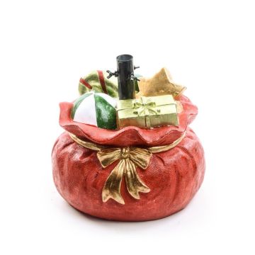 BASE PER ALBERO SACCO CON PACCHI REGALO IN POLIRESINA 38X34CM H 37.5CM