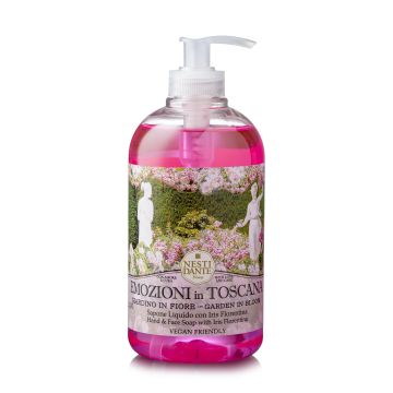 NESTI DANTE - GIARDINO IN FIORE - FLACONE DISPENSER 500ML VEGAN FRIENDLY