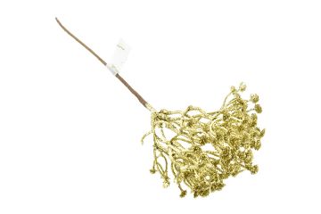 RAMO GLITTERATO COLOR ORO H. 32CM
