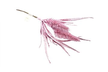 RAMO GLITTERATO ROSA 28X22CM