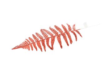RAMO GLITTERATO H. 44CM ROSSO