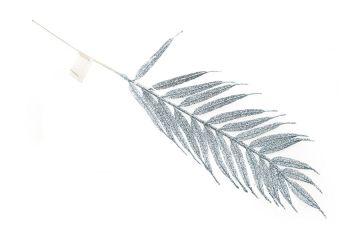 RAMO CON FOGLIA GLITTERATA H 37CM TIFFANY