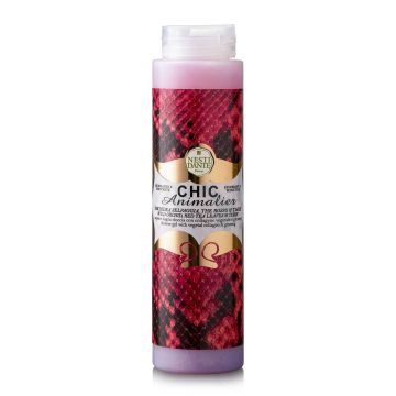 NESTI DANTE - CHIC ANIMALIER RED  FLACONE DOCCIA 300ML VEGAN FRIENDLY