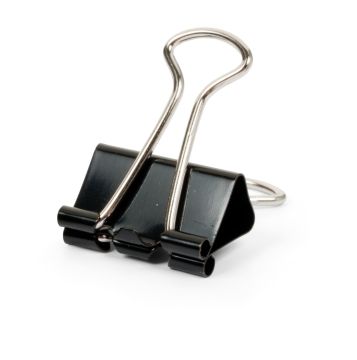 LEBEZ - SET 12PZ DOUBLE CLIPS 25MM