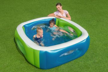 PISCINA MULTICOLOR CON OBLO' D 168CM H 56CM