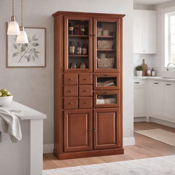 DISPENSA* ART.513 TINTA NOCE LUCIDO E IMBALLATO