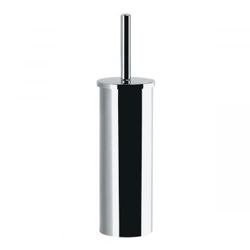 PORTA SCOPINO MOD. FLIP IN ACCIAIO INOSSIDABILE CROMATO D 9,1CM H 37,7CM