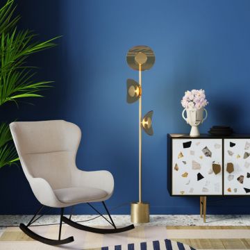 PIANTANA LED MARIPOSA OTTONE H. 160CM - 230V 3.5W G9