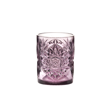BICCHIERE DA ACQUA LINEA VINTAGE IN VETRO PURPLE 300ML