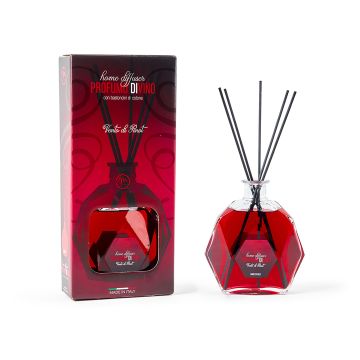 DIFFUSORE DI ESSENZA BOTTIGLIA ESAGONALE VENTO DI PINOT CON BACC. 300ML