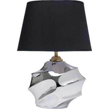 LAMPADA DA TAVOLO ALBA ARGENTO 42CM