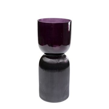 VASO MARVELOUS DUO ROSA GRIGIO D16,5XH40CM