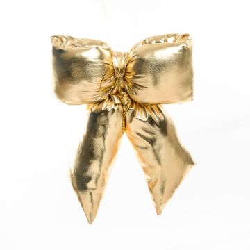 FIOCCO IMBOTTITO IN TESSUTO ORO METALLIZZATO 25X10CM H 30CM