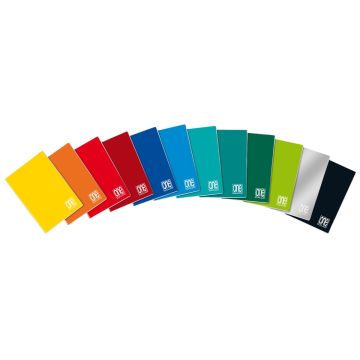 ONE COLOR - QUADERNO COLOR MAXI 20+1 FOGLI A4 QUADRETTI ASSORTITO