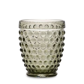 BICCHIERE DA ACQUA LINEA IBIZA IN VETRO GRIGIO 300ML